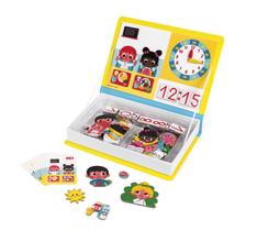 Jogo Magnetic Telling Time Janod MagnetiBook 94pc Age 3+