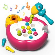 Jogo magnético de alimentação de pássaros PANITU Woodpecker Worm Toy