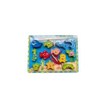 Jogo Magnético de Pesca e Renda Puzzle Educacional Wood Jogo Magnético de Pesca e Renda Puzzle Educacional Wood