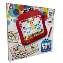 Jogo Magnetoy Display Magnético Colorido 82 Peças - PakiToys