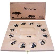 Jogo Mancala em Madeira - Estojo - Oficina de Criação Mitra Jogo Mancala em Madeira - Estojo - Oficina de Criação Mitra