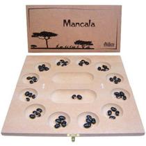 Jogo Mancala em Madeira - Estojo - Oficina de Criação Mitra Jogo Mancala em Madeira - Estojo - Oficina de Criação Mitra