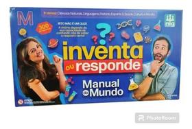 Jogo Manual Do Mundo Inventa Ou Responde Cartas Perguntas