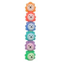 Jogo marca texto 5 cores empilhavel leao-he59816 Jogo marca texto 5 cores empilhavel leao-he59816