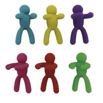 Jogo Marcador De Copos E Taças Fun 6 Peças Em Silicone