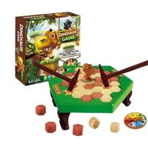 Jogo Martelo Quebra Bloco Dino Interativo De Mesa Brinquedo Infantil Estratégia Diversão Em Família 2 Jogadores For Kids