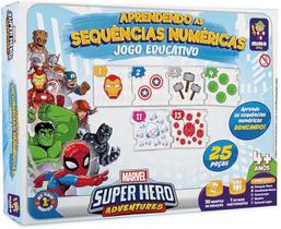 Jogo Marvel Aprendendo as Squencias Numericas