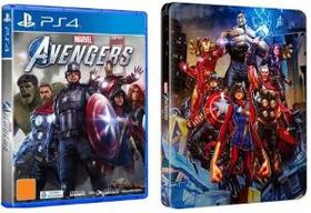 Jogo Marvel Avengers + Steelbook - PS4 - Square Enix