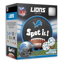 Jogo MasterPieces Spot It NFL Detroit Lions para crianças e adultos