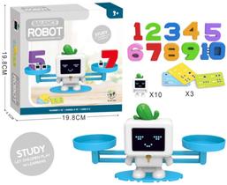 Jogo matemático educativo brinquedo robô equilibrista mini - Dinâmicos e Construtivos