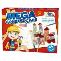 jogo mega construçoes c/45 pçs - pais e filho