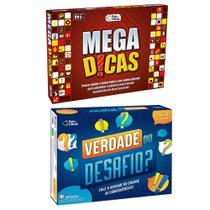 Jogo Mega Dicas + Perguntas e Respostas Verdade ou Desafio - Pais e Filhos