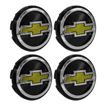 Jogo Meio Roda Gm Vectra Gtx 2006 51mm Preto C/ Dourado