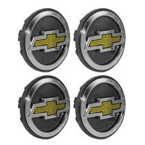 Jogo Meio Roda Gm Vectra Gtx 2006 55mm Grafite C/ Dourado