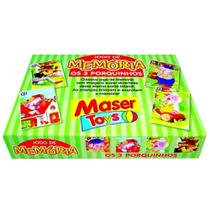 Jogo Memoria 3 Porquinhos Maser Toys Com 24 Cartas Na Caixa Jogo Memoria 3 Porquinhos Maser Toys Com 24 Cartas Na Caixa