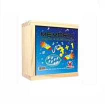 Jogo Memória Adicao E Subtracao De Madeira - Cia Brink