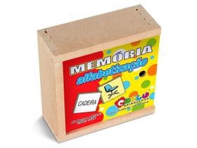 Jogo Memória Alfabetização 40 Peças Em M.D.F. Carlu 1038 Jogo Memória Alfabetização 40 Peças Em M.D.F. Carlu 1038