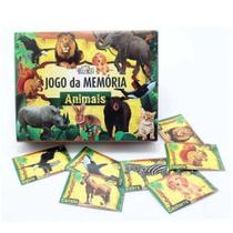 Jogo Memória Animais 26 Peças Cada Brinquedo Educativo - Mini Toys