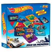 Jogo Memória Hot Wheels 24 pçs - 8689-2 - Fun