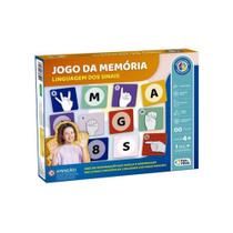 Jogo Memória Linguagem de Sinais Cartonado Colorido 80 Peças Ref.791902 Pais & Filhos