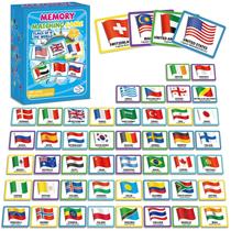Jogo Memory Matching gisgfim Flags of The World 50 Pairs
