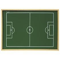 Jogo Mesa Campo Futebol de Botão Verde UV 100x70 cm Infantil em Madeira Pinus Duratex Pinus Natural - Souza & Cia