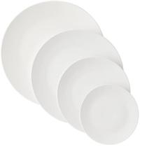 Jogo Mesa Posta Aparelho de Jantar 24 Peças Porcelana Sophia Tramontina Branca 6 Pessoas Jogo Mesa Posta Aparelho de Jantar 24 Peças Porcelana Sophia Tramontina Branca 6 Pessoas