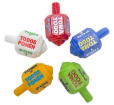 Jogo MexART Pirinola Mexicana Clássica 6,5 cm - Kit com 5 Peças Jogo MexART Pirinola Mexicana Clássica 6,5 cm - Kit com 5 Peças