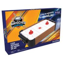Jogo Mini Air Hockey de Mesa Multikids - BR2073 Jogo Mini Air Hockey de Mesa Multikids - BR2073