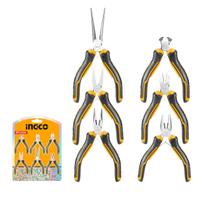 Jogo Mini Alicates 4.1/2" Com 6 Pecas Ingco HMPS06115