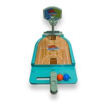 Jogo mini basquete com lançador 4 peças
