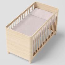 Jogo Mini Berço Papi Friends 2 Peças Algodão Losango Rosa