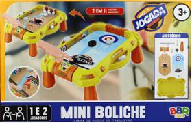 Jogo Mini Boliche Brinquedo Ate 2 Jogadores Bbr Toys