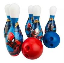 Jogo Mini Boliche Infantil Homem Aranha Spider-man Lider - lider brinquedos