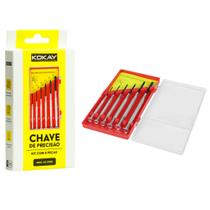 Jogo Mini Chave De Fenda E Fenda Cruzada - Precisão 6 Peças Jogo Mini Chave De Fenda E Fenda Cruzada - Precisão 6 Peças