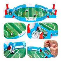 Jogo Mini Futebol Pebolim E Pista Bolinha Gude Labirinto