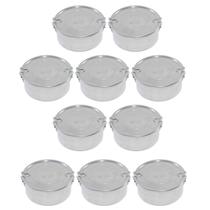 Jogo Mini Marmita N 10 Redonda com 10 Marmitinhas Para Festa Em Aluminio Com Trava Jogo Mini Marmita N 10 Redonda com 10 Marmitinhas Para Festa Em Aluminio Com Trava