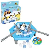 Jogo Mini Mesa Quebra Gelo Pinguim Numa Fria brinquedo