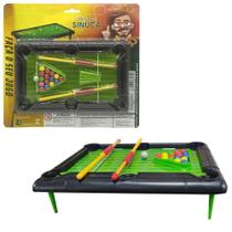 Jogo Mini Sinuca Brinquedo Sinuquinha Bilhar - Elite 00752