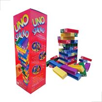 Jogo mini Uno Stacko Diversão Em Família Jogo mini Uno Stacko Diversão Em Família