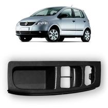 Jogo Moldura Botão Vidro Dianteiro Fox 2010 a 2014 Elétrico