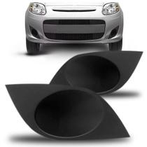 Jogo Moldura Milha Palio Attractive 2012/2014 Cinza S/Furo