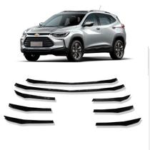 Jogo Molduras Grade Dianteira Em Carbono Winnparts Tracker 2020 A 2022 Pi0185