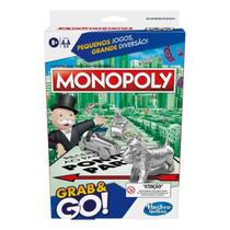 Jogo monopoly grab and go - hasbro f8256 Jogo monopoly grab and go - hasbro f8256