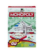 Jogo Monopoly Grab & Go Tabuleiro Banco Imobiliário