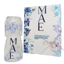 Jogo Moringa E Copo Para Água + Caixa Com Tema - Dia Das Mães