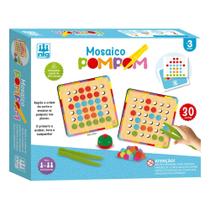 Jogo Mosaico PomPom - Nig UNICA Jogo Mosaico PomPom - Nig UNICA
