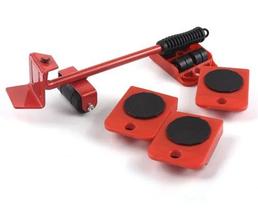 Jogo Movimentador Elevador Móveis Pesados 5 Peças Jogo Movimentador Elevador Móveis Pesados 5 Peças