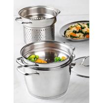 Jogo Multi Cooker Tramontina Allegra em Aço Inox 3 Peças 65650070