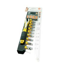 Jogo Multifuncional Chave Catraca com Soquetes Canhão e Bits